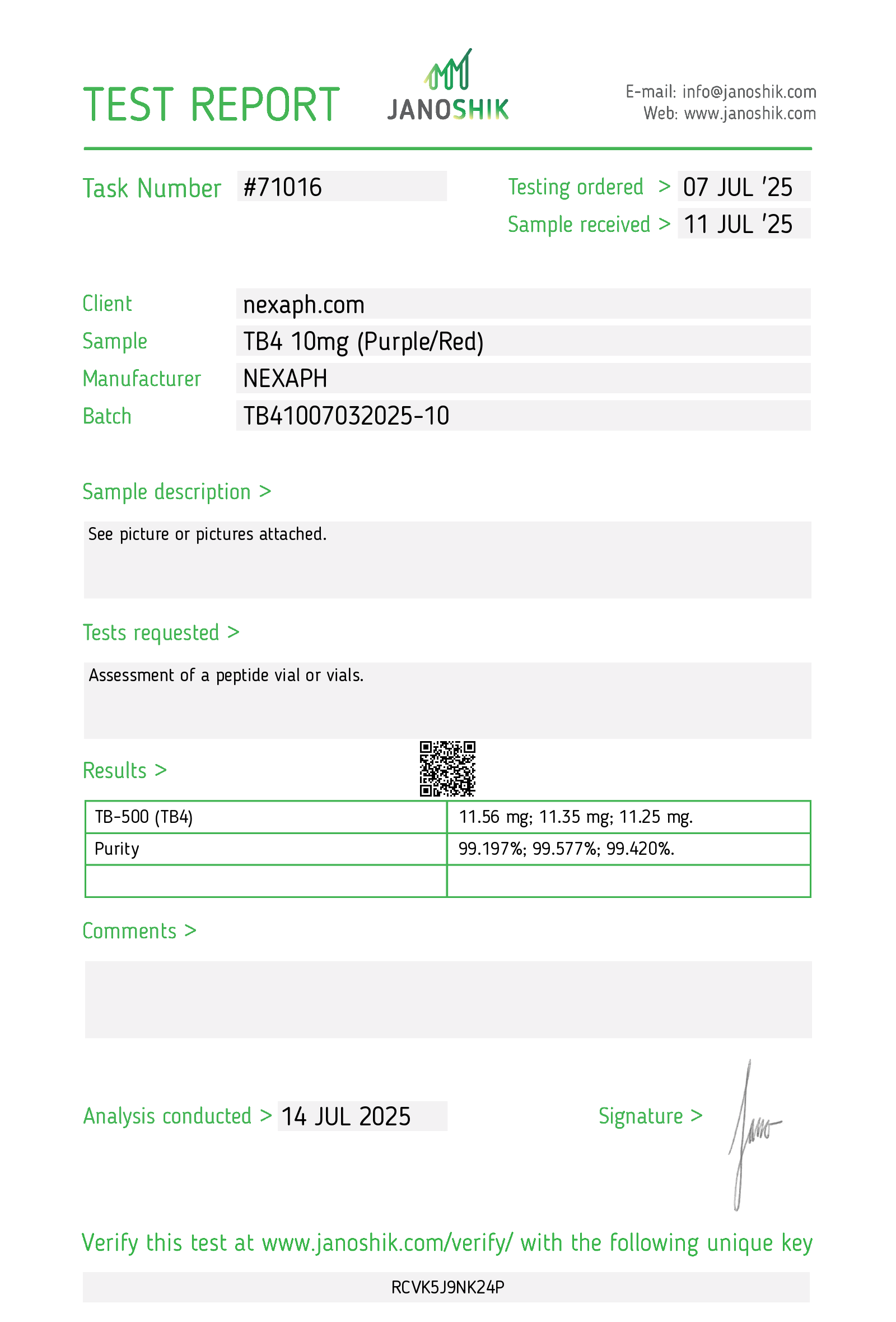 TB4 10mg (Single Vial) – For Research Use Only - Image 2