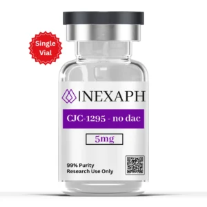 CJC-1295 No DAC 5mg lyophilized peptide vial – GHRH analog for in vitro research use only