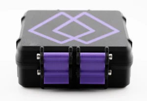 Nexaph Black & Purple 3D-Printed Vial Case