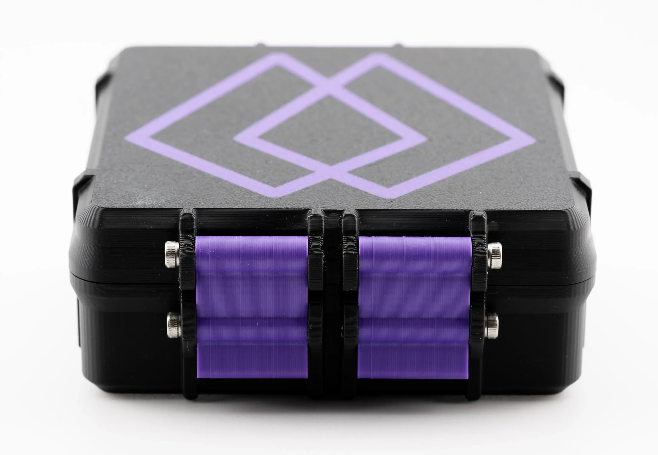 Nexaph Black & Purple 3D-Printed Vial Case