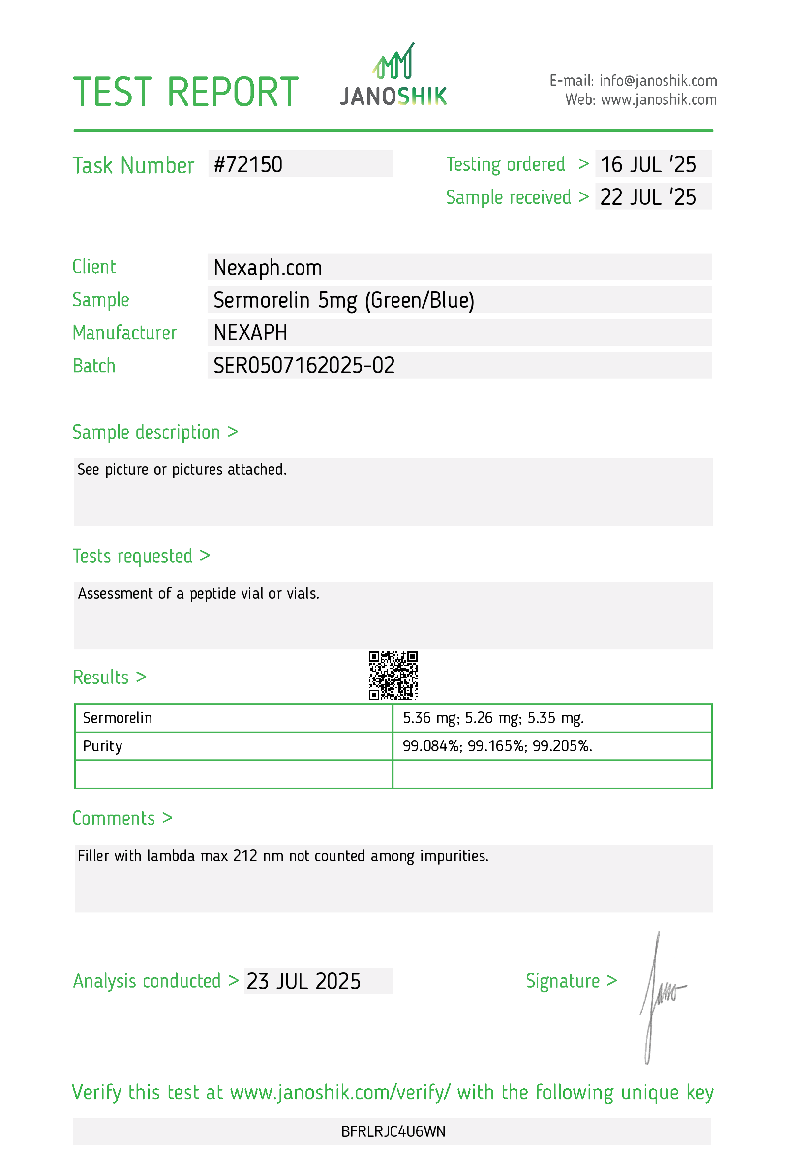 Sermorelin 5mg (10 vials/kit) - Image 2