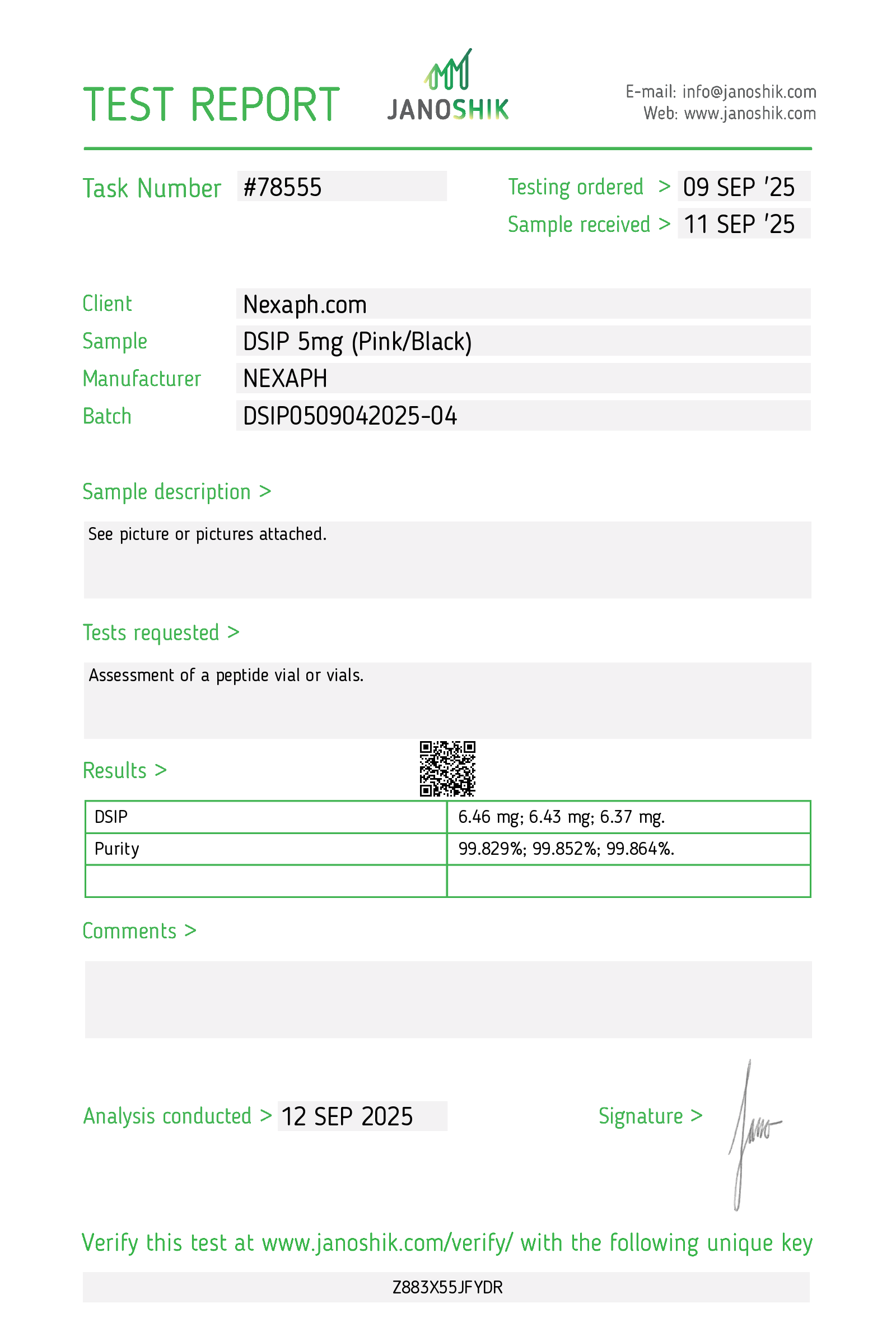 DSIP 5mg (Single Vial) – For Research Use Only - Image 2